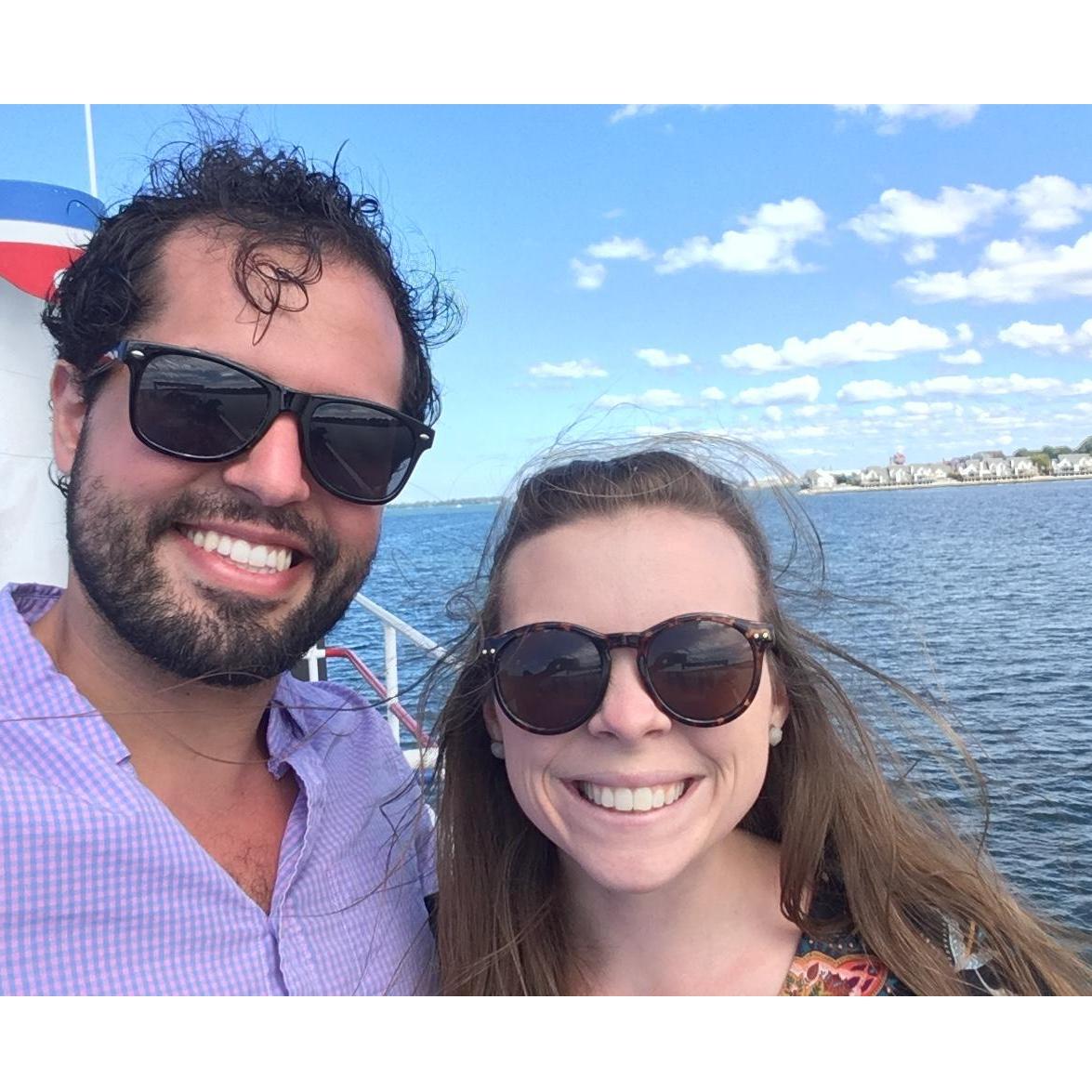 We went on an unexpected anniversary trip to Erie, PA and went on a beautiful brunch cruise!