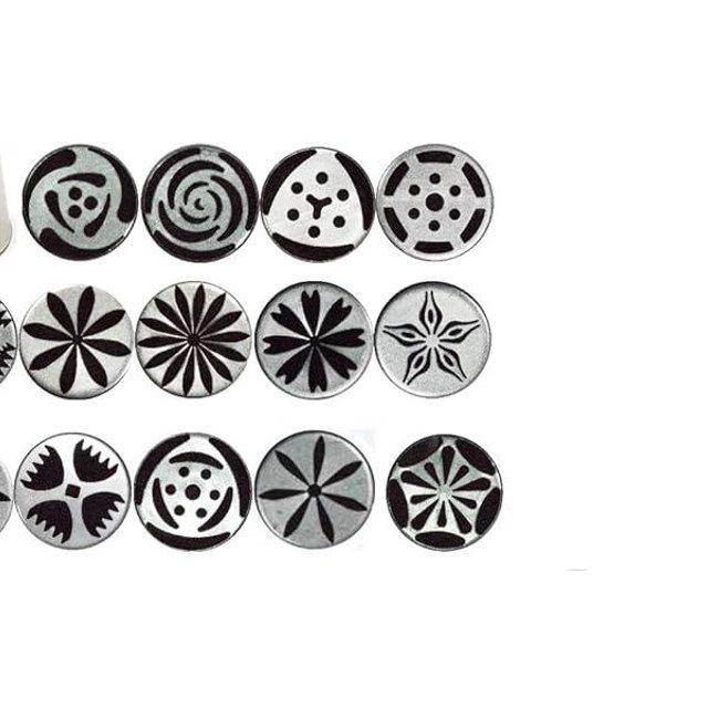 Ateco One Step Flower Russian Tube Set Includes Stainless Steel Tips:, 241, 242, 243, 244, 245, 246, 247, 248, 249, 251, 253, 254, 257, 258, 259