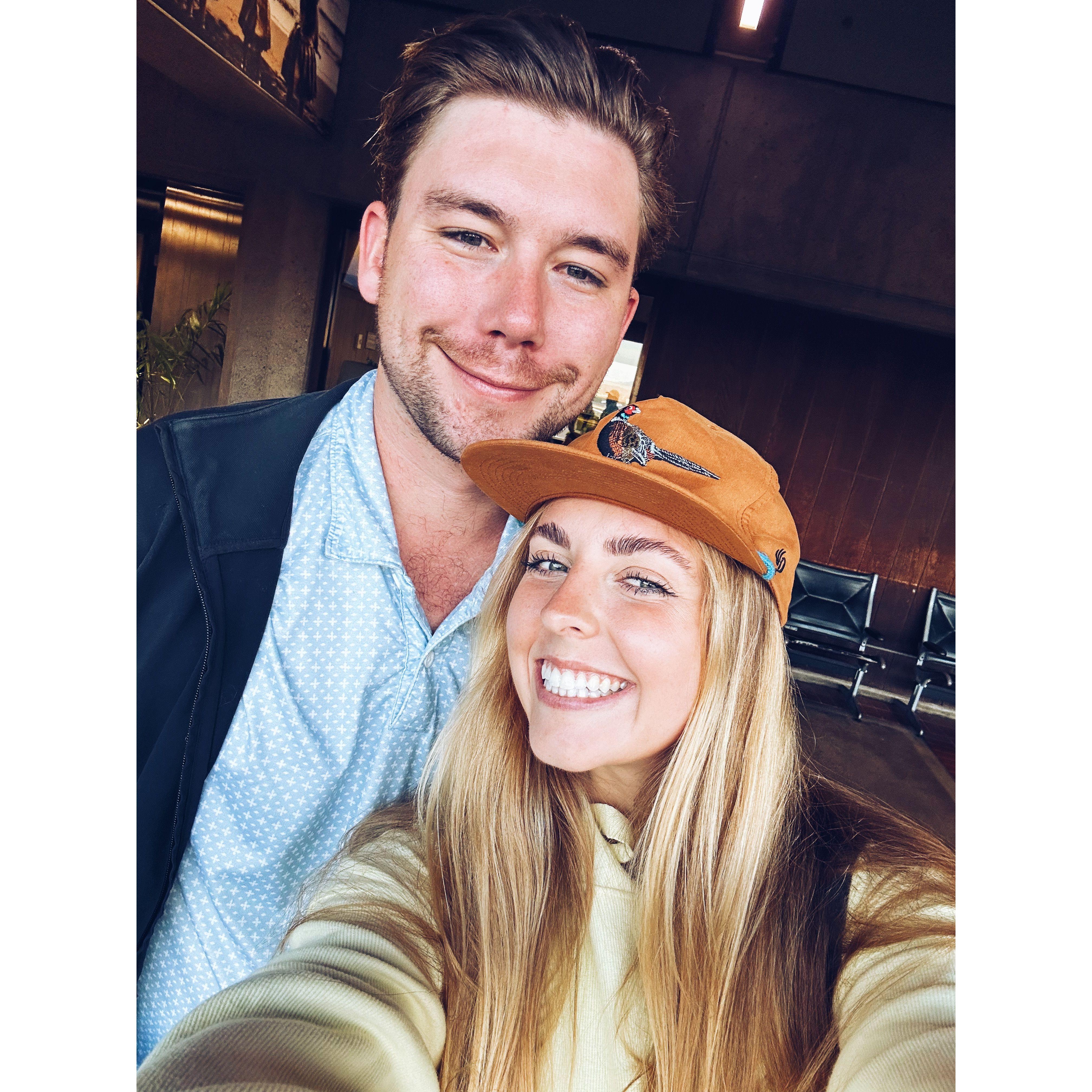 KB always looks better in Ben's hats than he does! A good problem to have