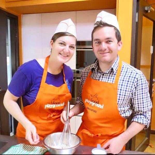 Learning to cook traditional food in Singapore