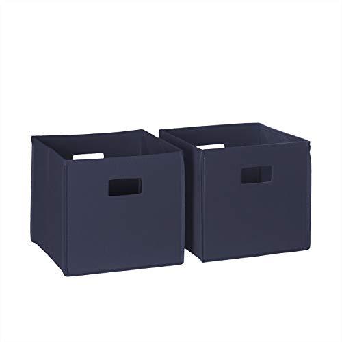 RiverRidge 02-057 2-Piece Folding Storage Bin, Navy