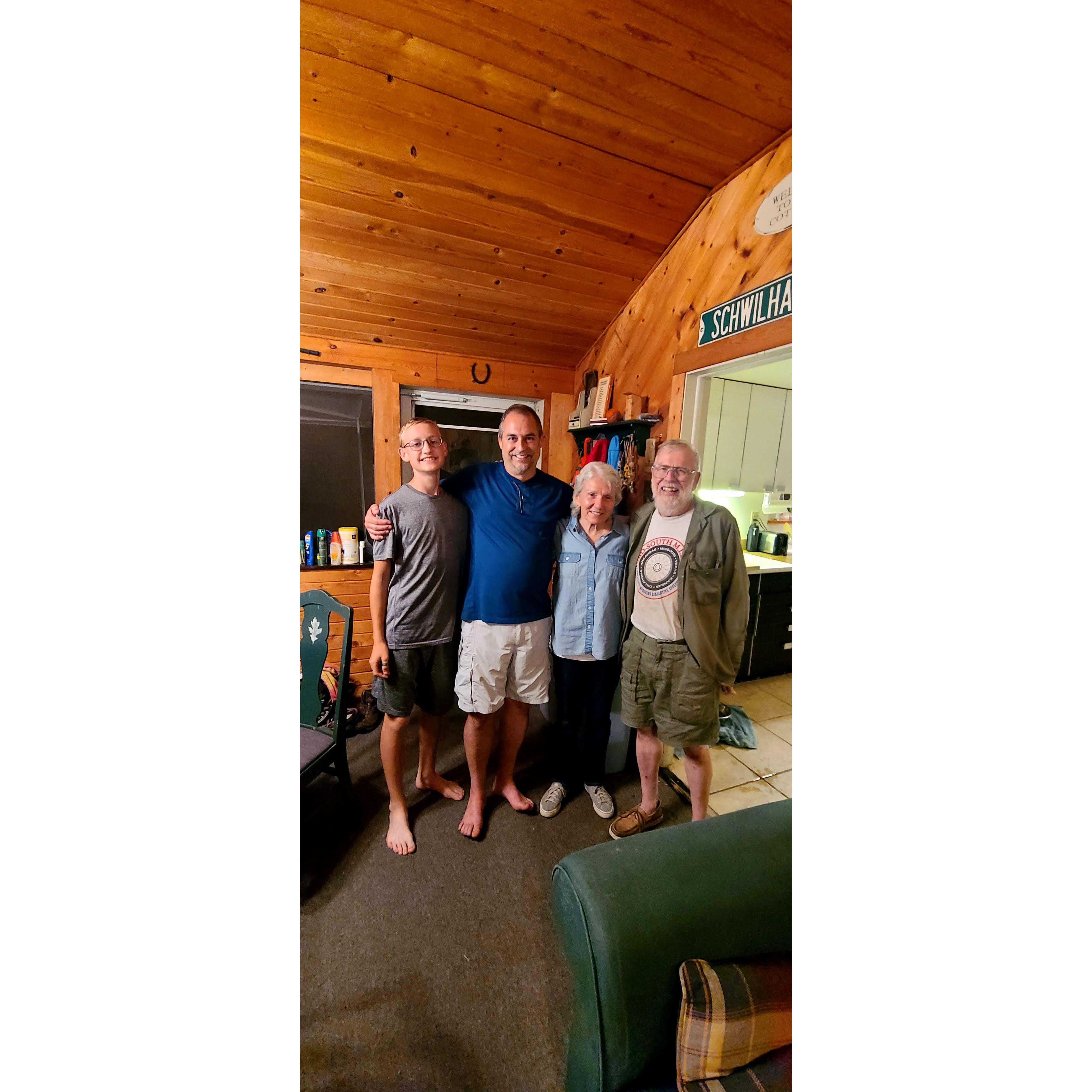 Our first family trip to Wisconsin. Meeting Jeffs dad and step mom