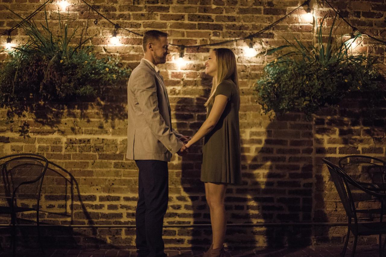 Our engagement at Jonah's in Thomasville, GA