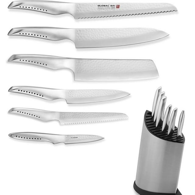 Global Sai 7-Piece Knife Block Set