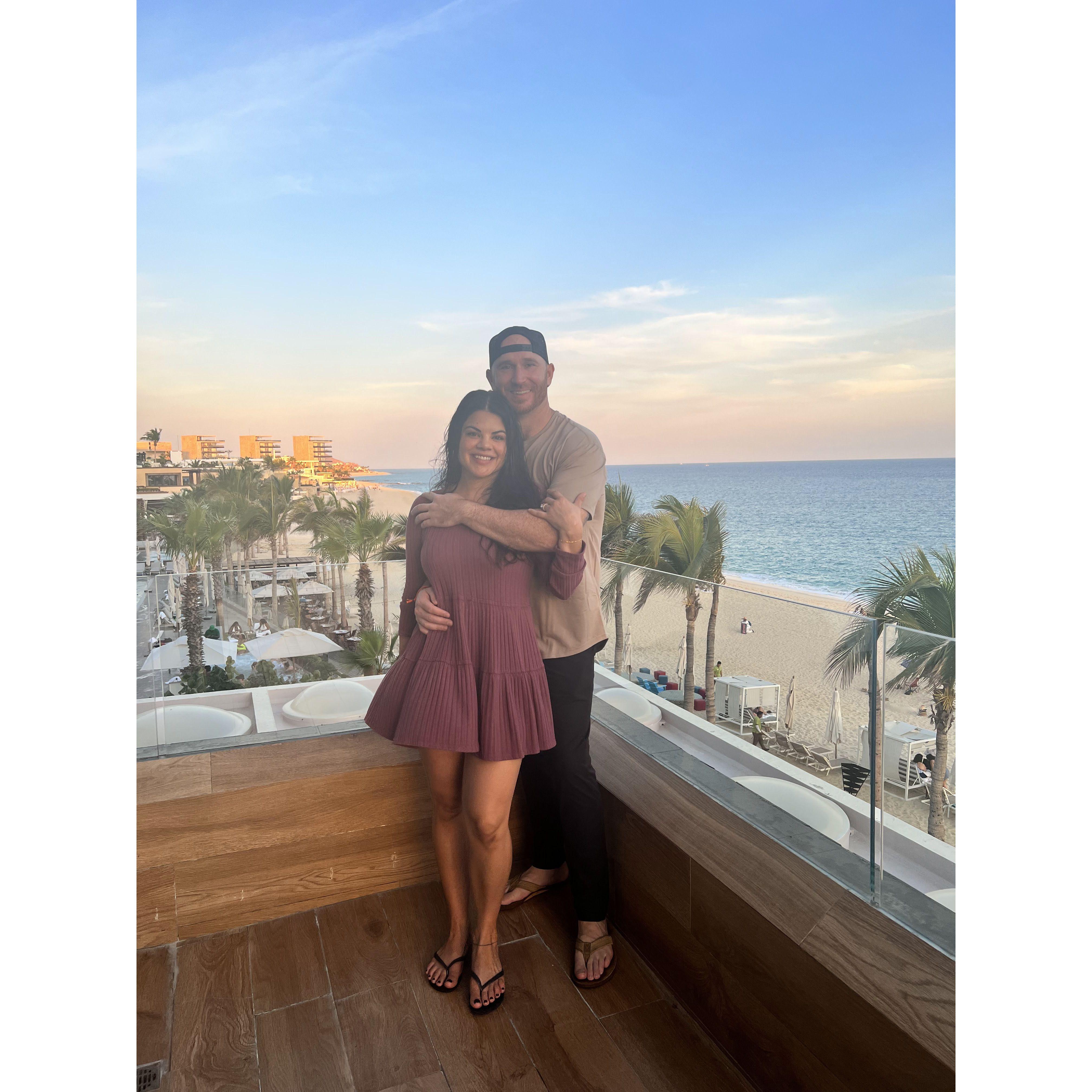 Seeing our wedding venue for the first time