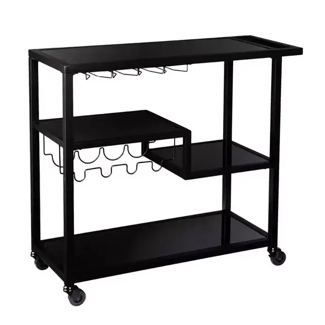 Zephs Bar Cart With Smoked Mirror - Holly & Martin