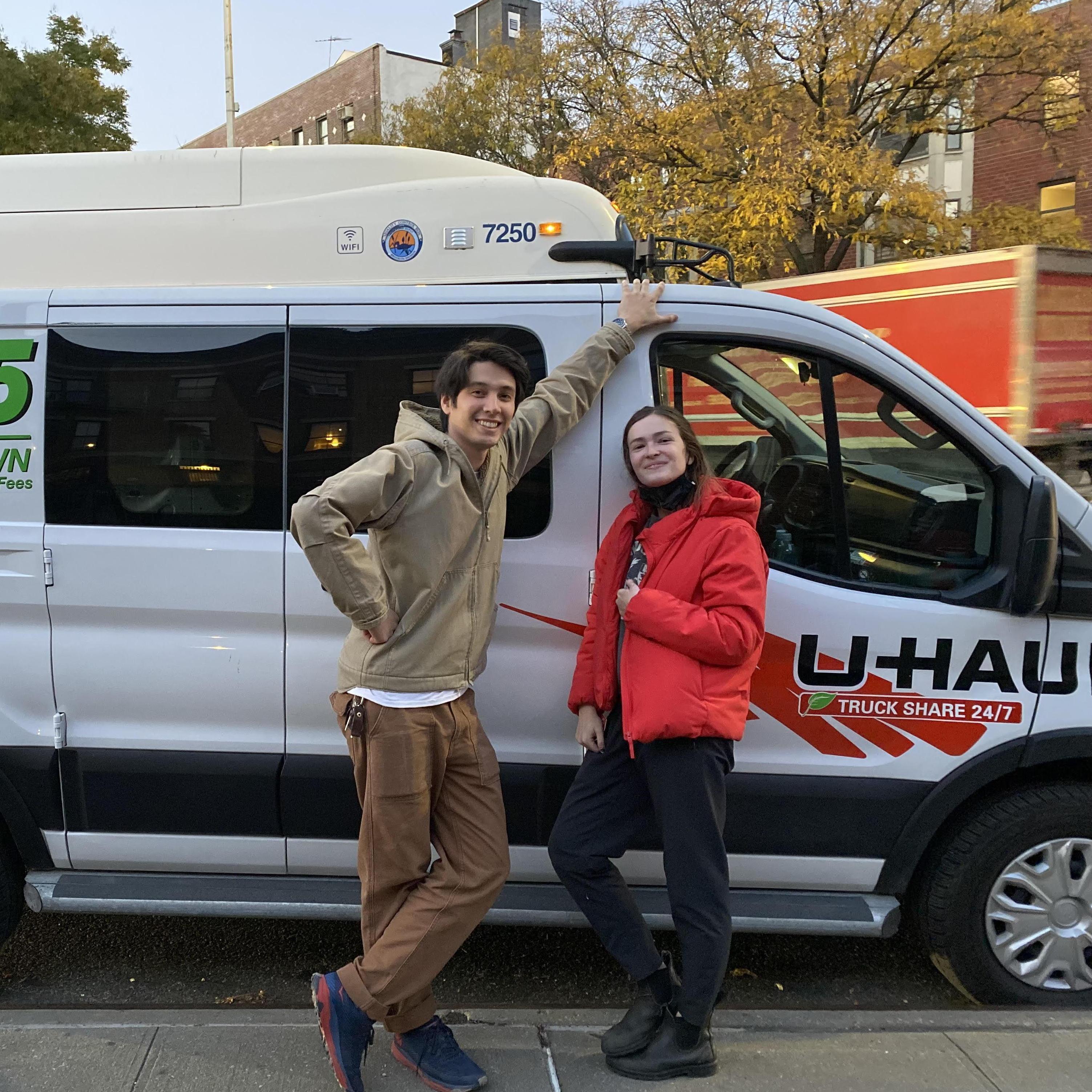 Moving into our first apartment - Fulton St, Brooklyn, 2021