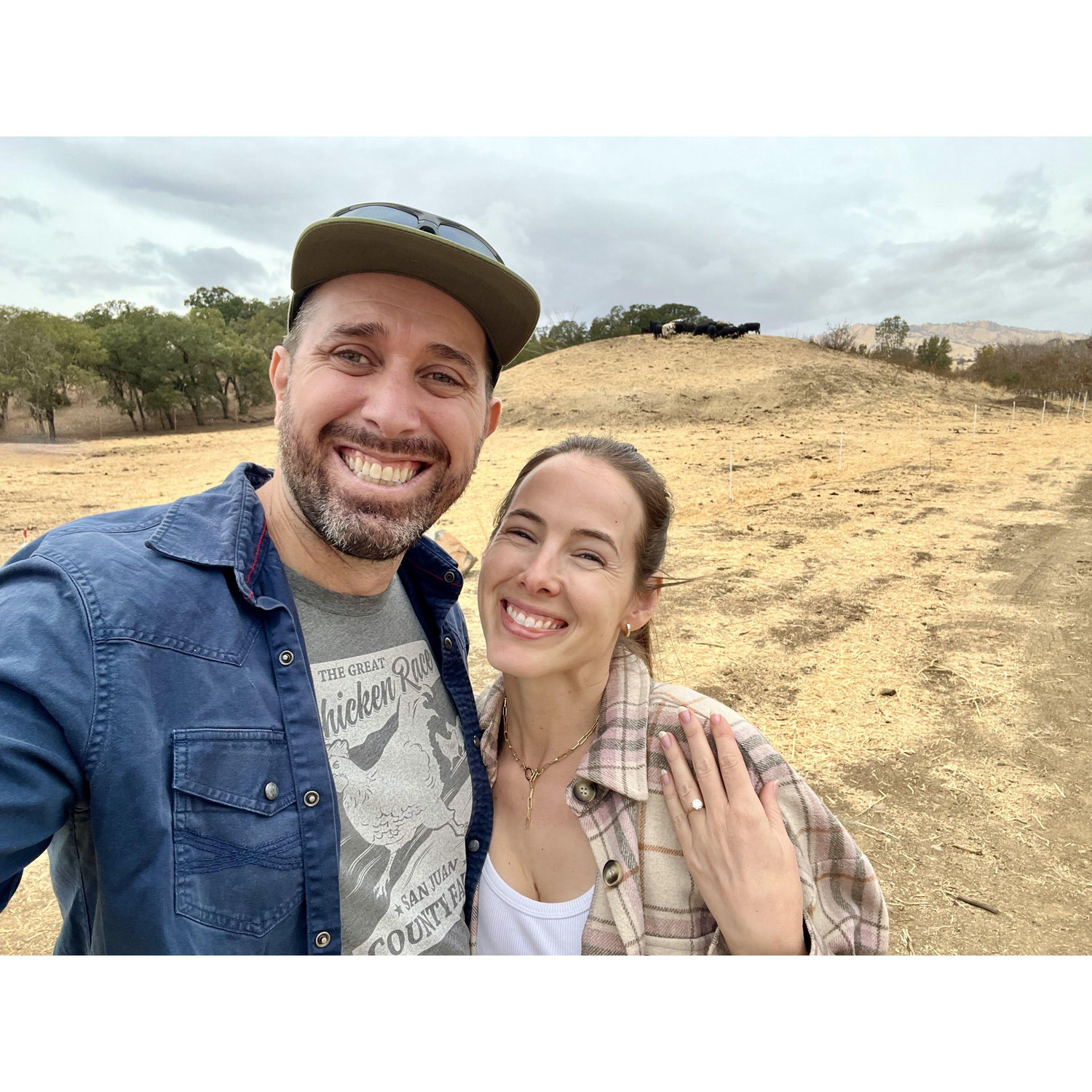 Moments after she said "YES!!!"!