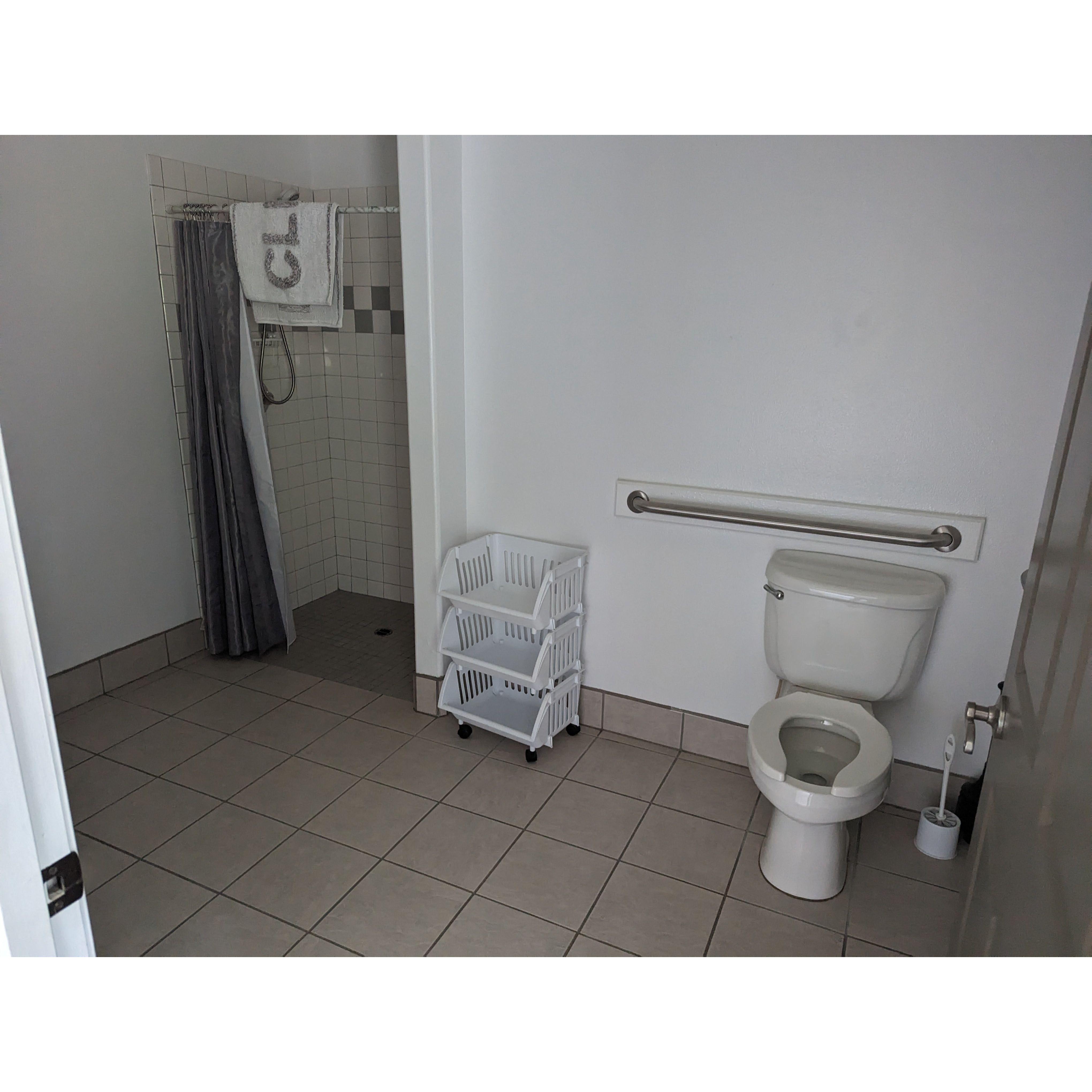 Bathroom in Lower Lodge (ADA accessible building)