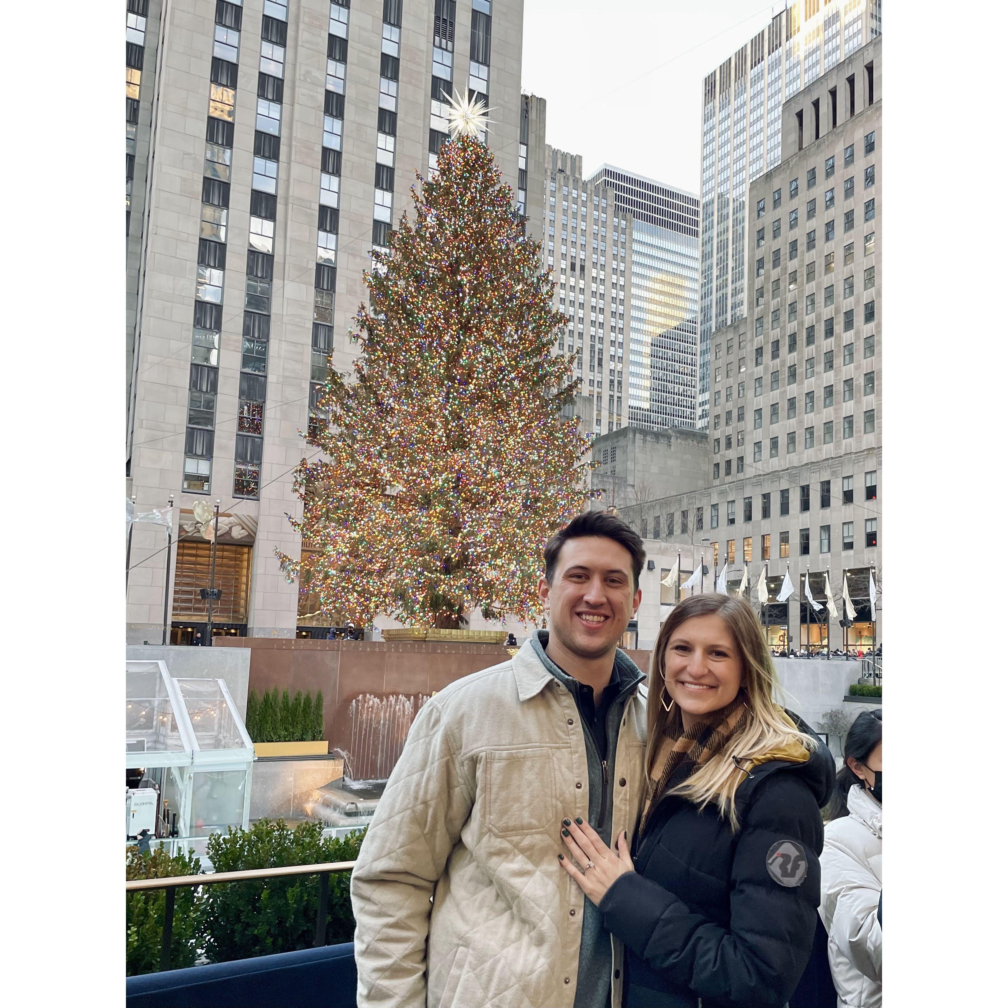 Our engagement celebration trip in NYC!