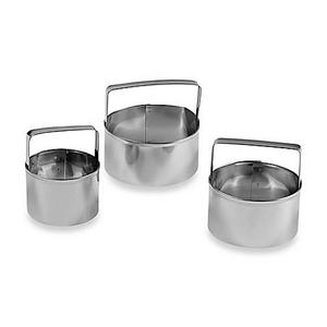 Fox Run® 3-Piece Round Biscuit Cutter Set