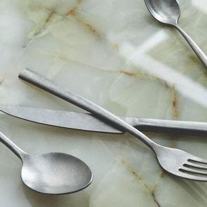 4-Piece Vintage Steel Flatware Set