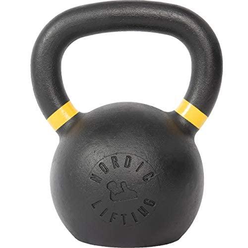 Kettlebell Made for CrossFit & Gym Workouts - Real Cast Iron for Strength Training by Nordic Lifting