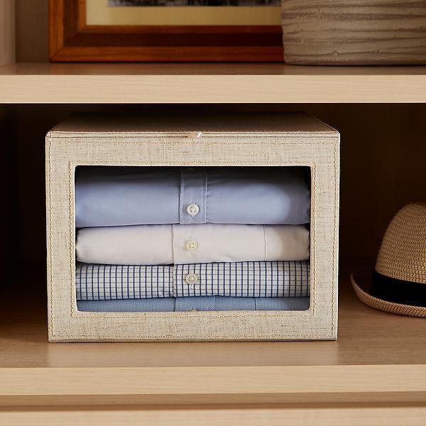 Cambridge Drop-Front Shirt Box Grey