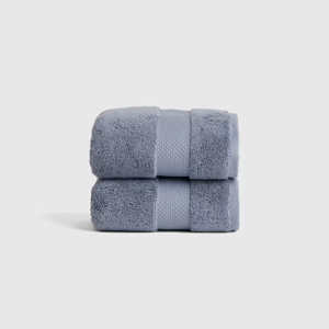 Turkish Ultra Luxe Plush Hand Towel (Set of 2) in Mineral