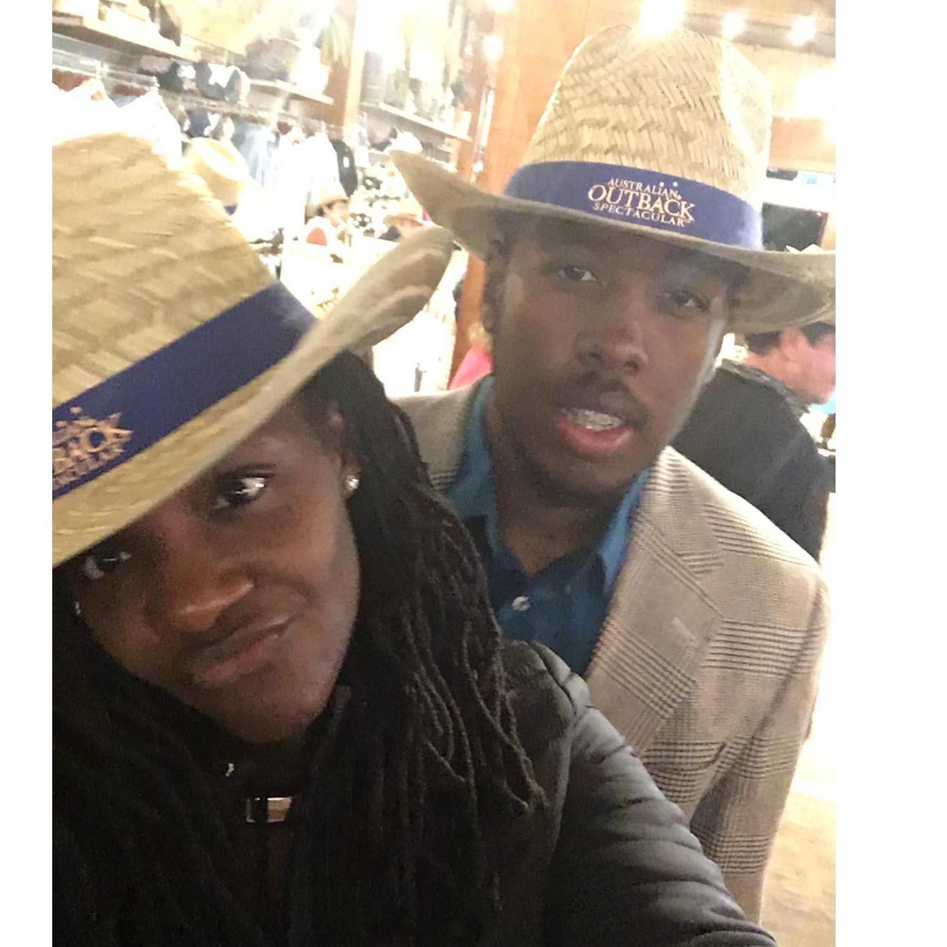 Showing off our country western side lol!