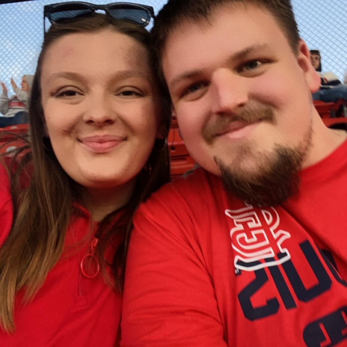our first cardinals game together