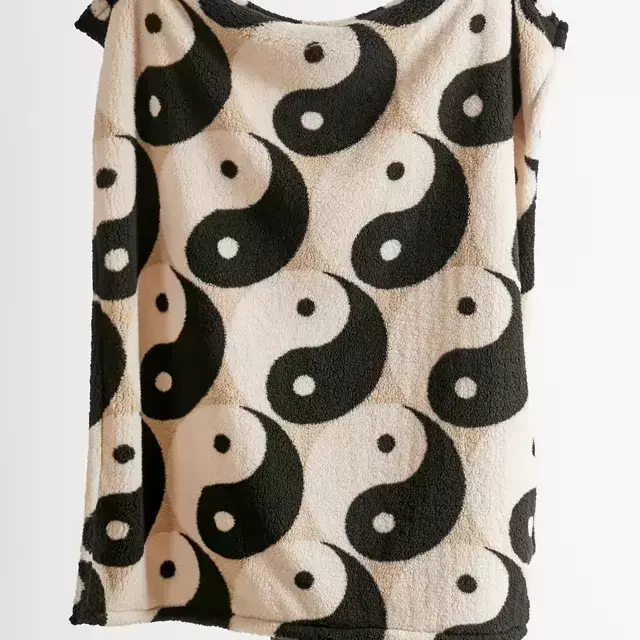 Yin Yang Amped Fleece Throw Blanket