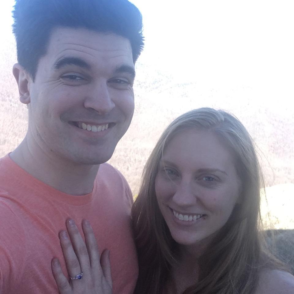 We got engaged on the top of Old Rag on February 20, 2017!