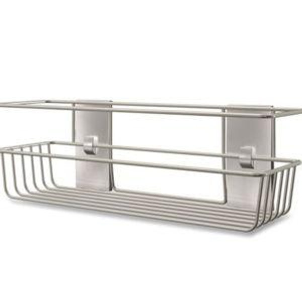 Command Shower Caddy with Water Resistant Strips, Organize Your Bathroom, Easy to Open Packaging Bathroom Decor