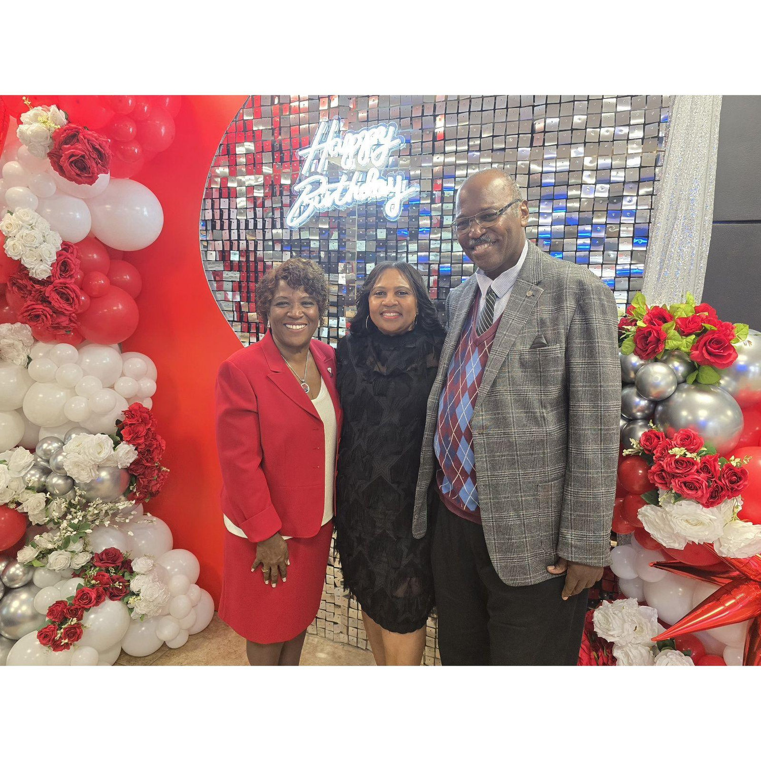 Toni and Tim with our First Lady, New Mercies Christian Church 2025