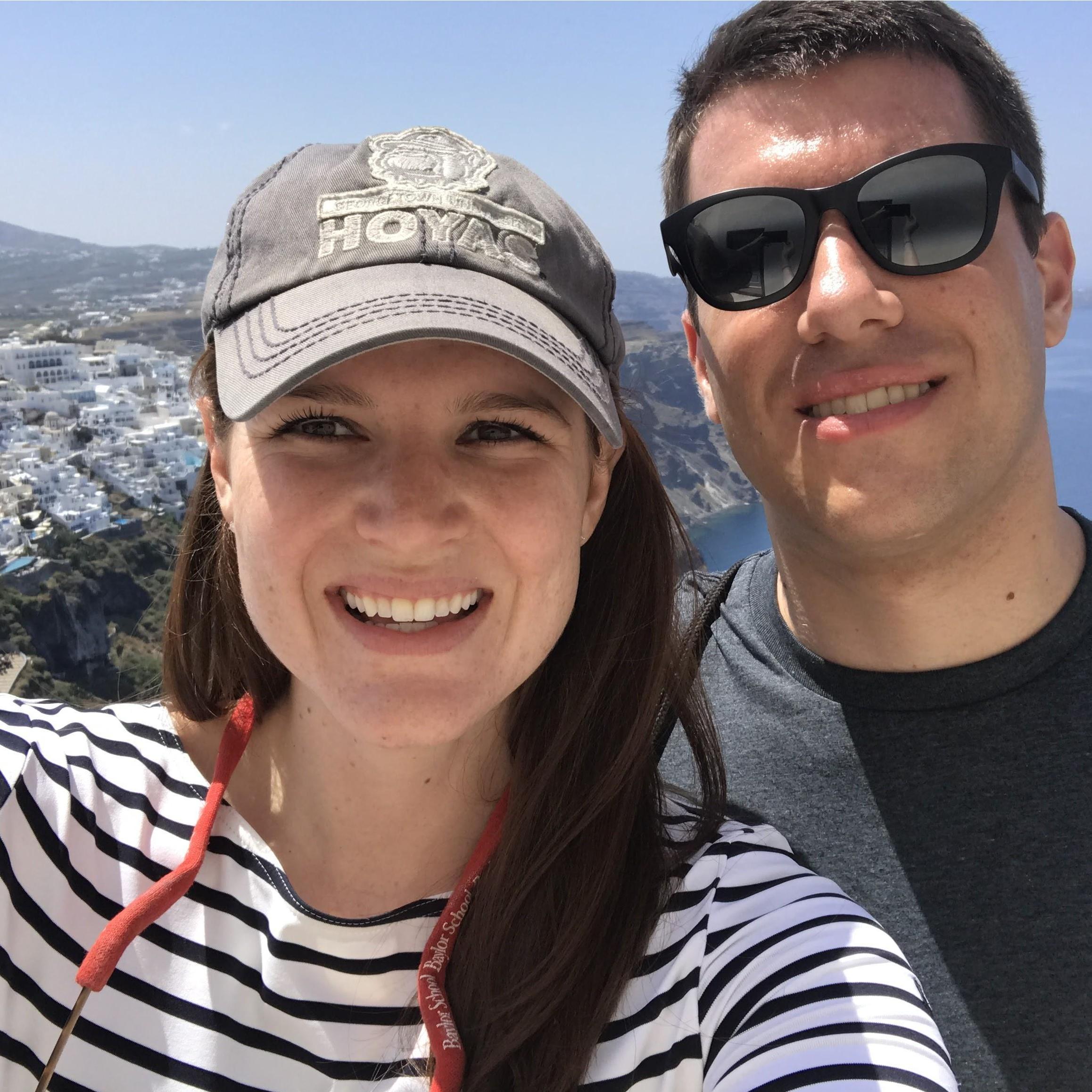 Hiking in Santorini