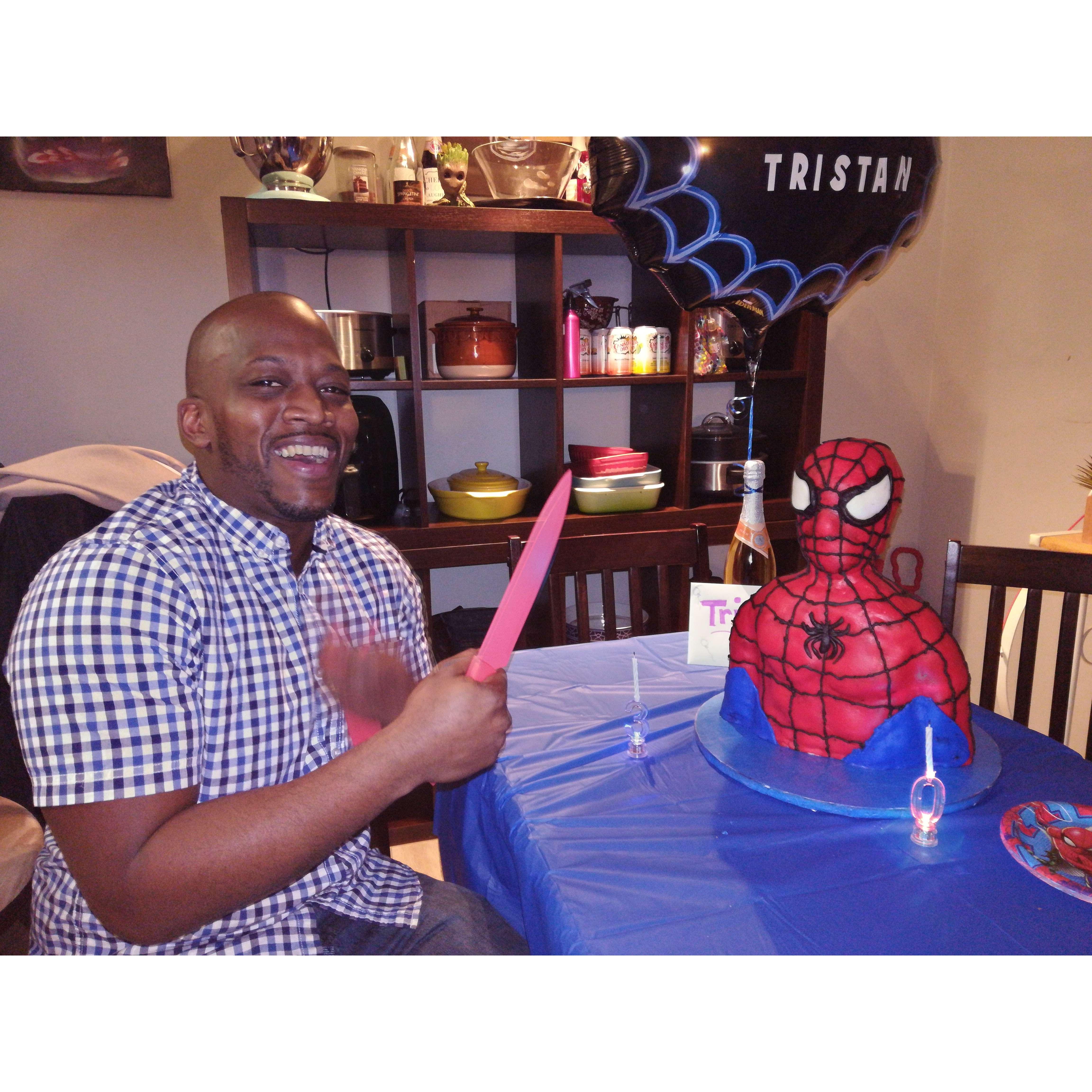 Tristan's 30th birthday cake, made by Bernadette & Kimmy!