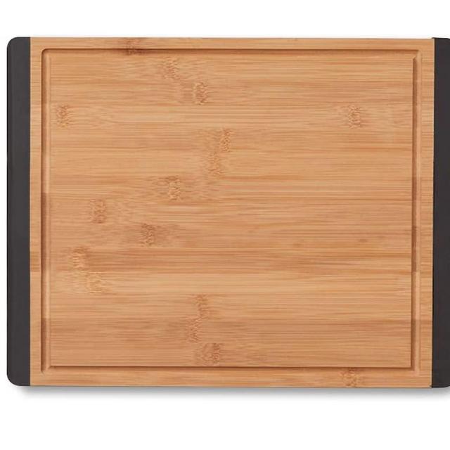 Realm 11" x 15" Bamboo Stronghold Cutting Board | Non-Slip with Juice Groove | Organic Sustainable Premium Bamboo Wood