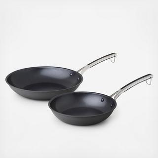 Clean Pan Hard Anodized Nonstick 2-Piece Frying Pan Starter Set