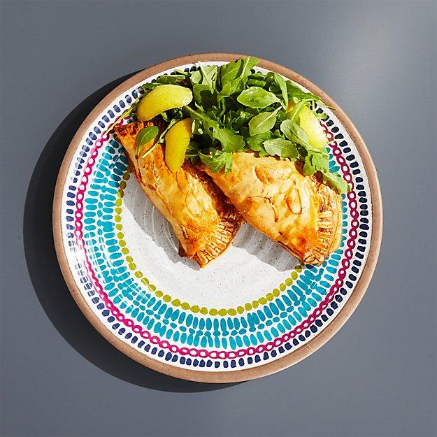 Caprice Mod Medallion Melamine Dinner Plate