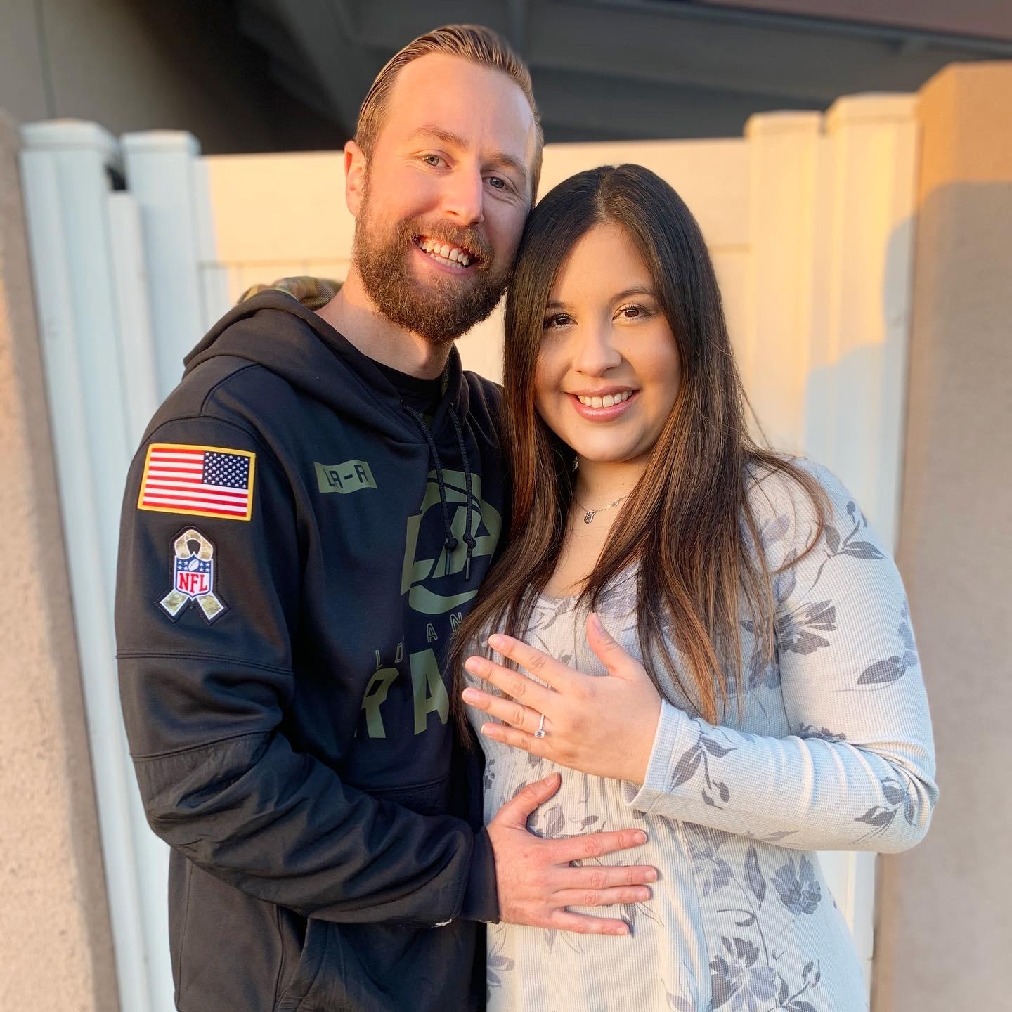 David proposed on his 30th birthday. 