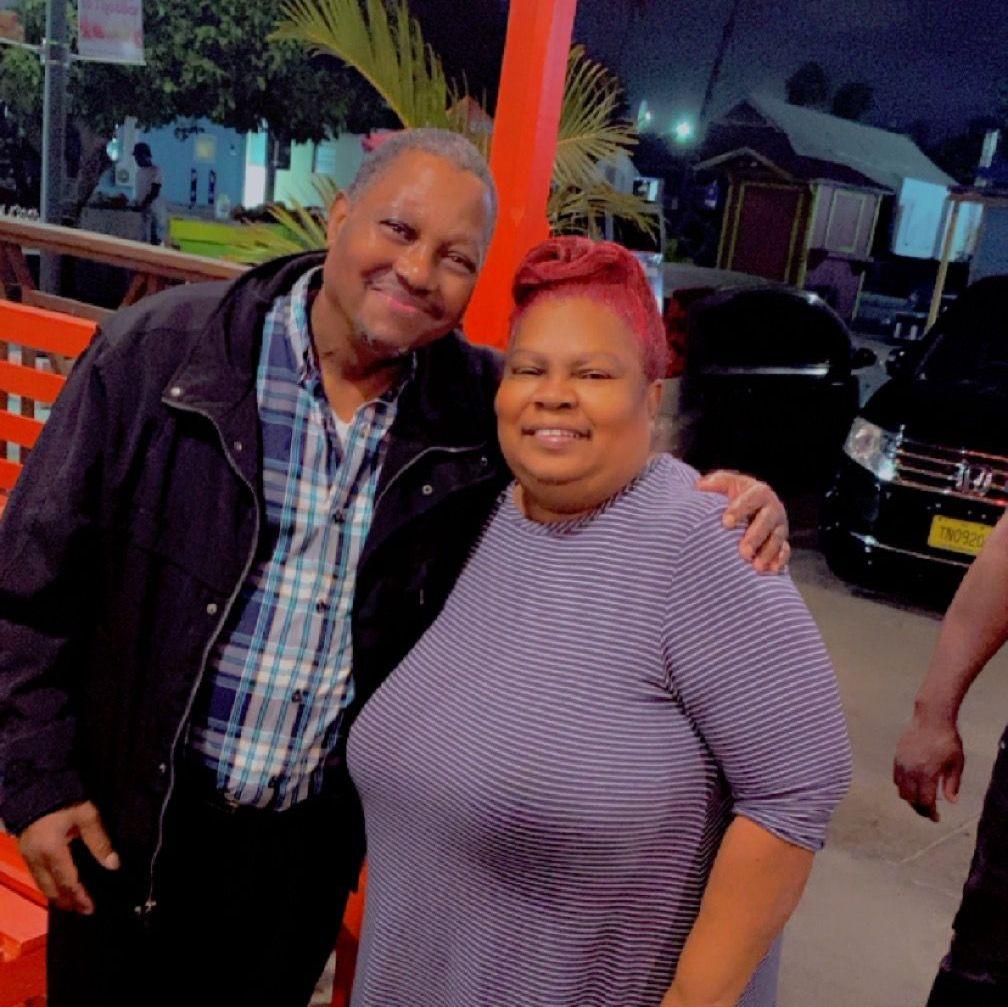 Father and Mother of The Bride  🥰  🥰 🥰 Basil and Pamela Moss