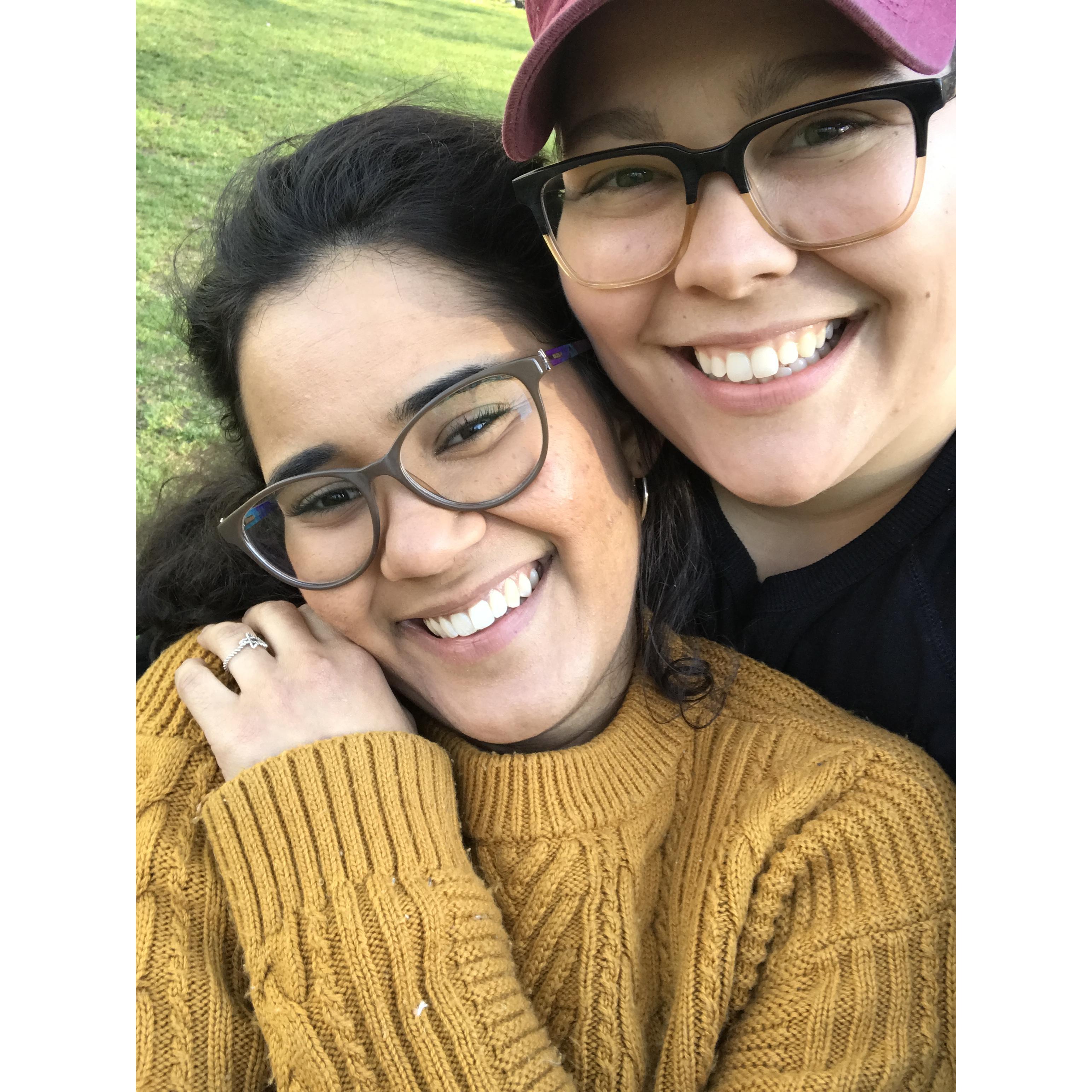 One of our first pics together!