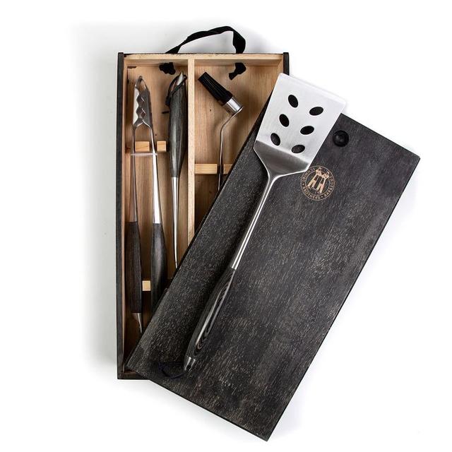 Schmidt Brothers Grill Tools Gift Set - Ash