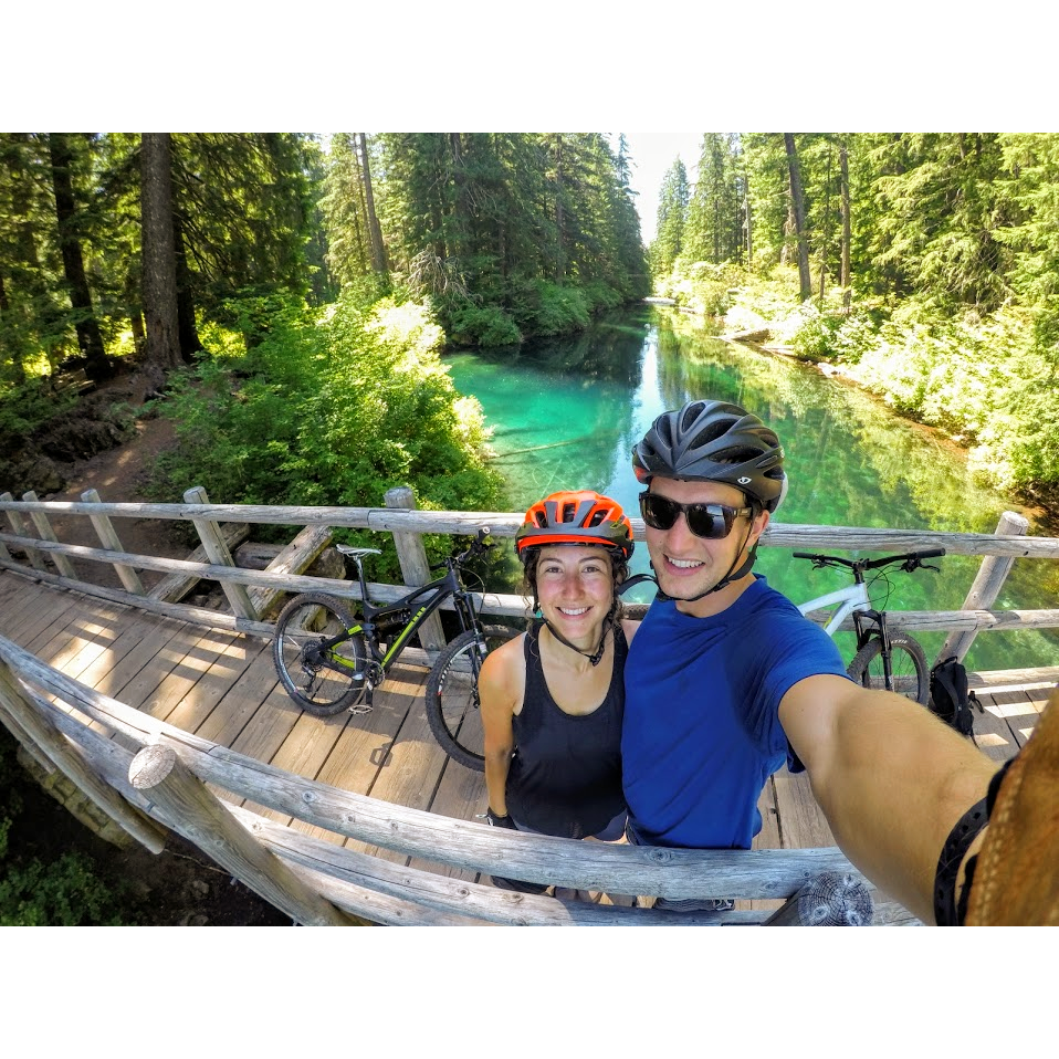 Mountain Biking the Mckenzie River Trail in Oregon