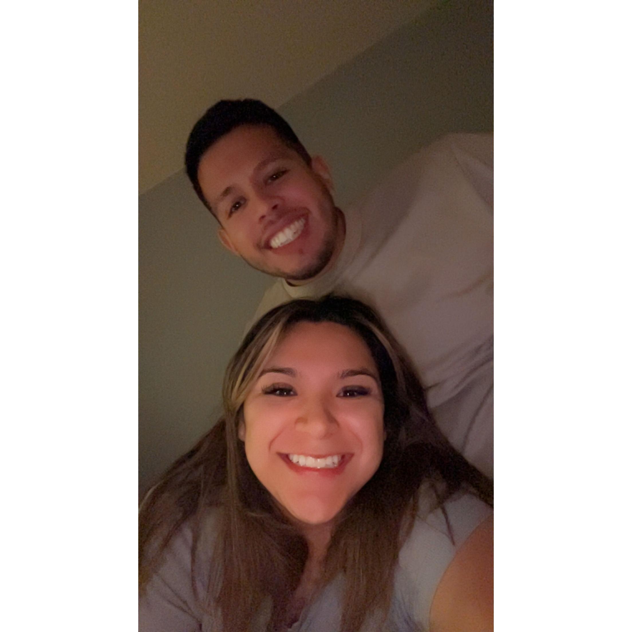 First selfie in our new house! 3/1/2025
