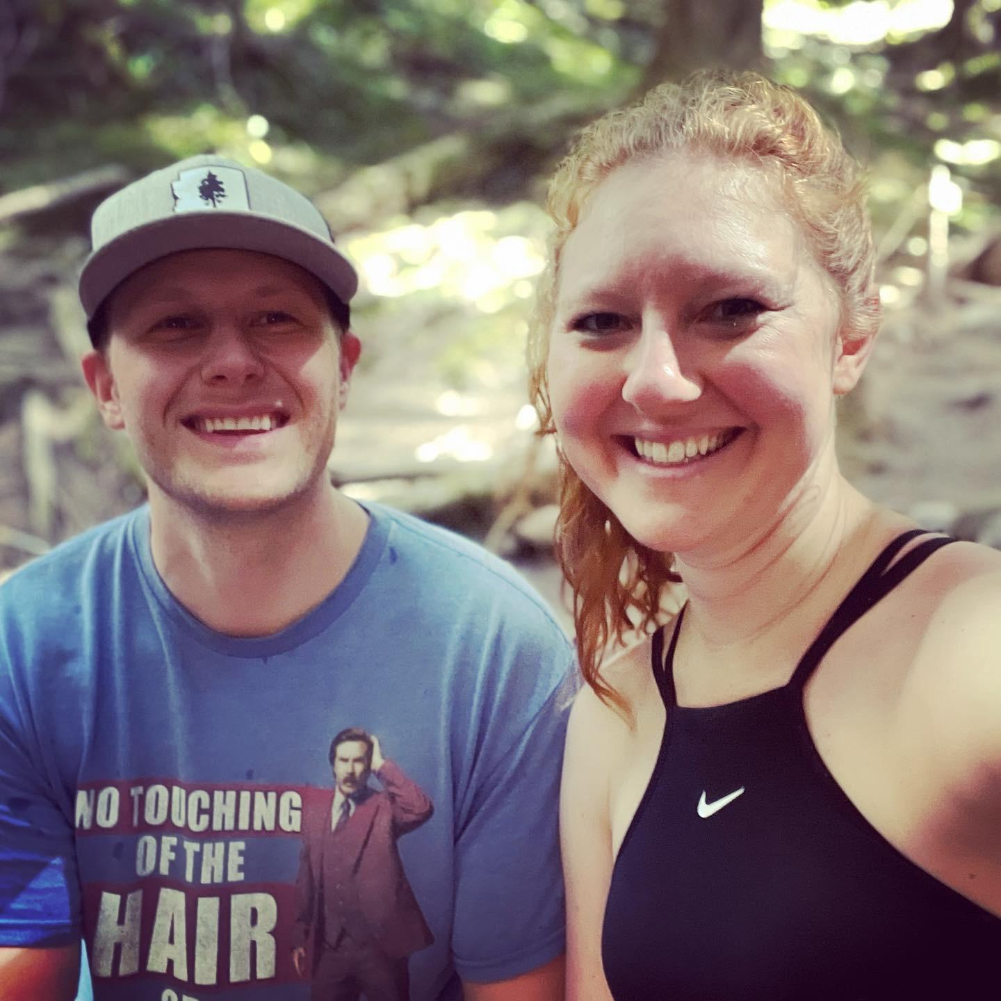 One of our first hikes together!