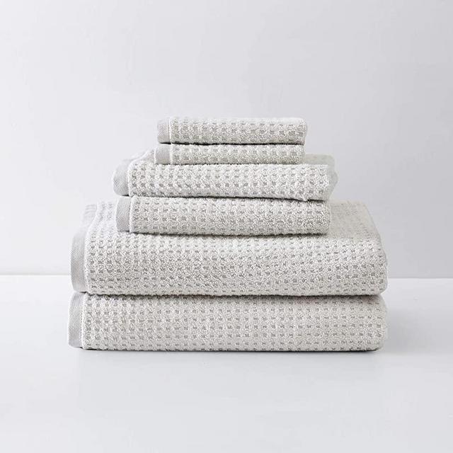 Tommy Bahama | Northern Pacific Collection | 6 Piece Towel Set - Decorative Luxury Hotel & Spa Quality Bathroom Linens, Absorbent & Fade Resistant, 6 Piece, Dune