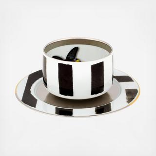 Sol y Sombra Teacup & Saucer