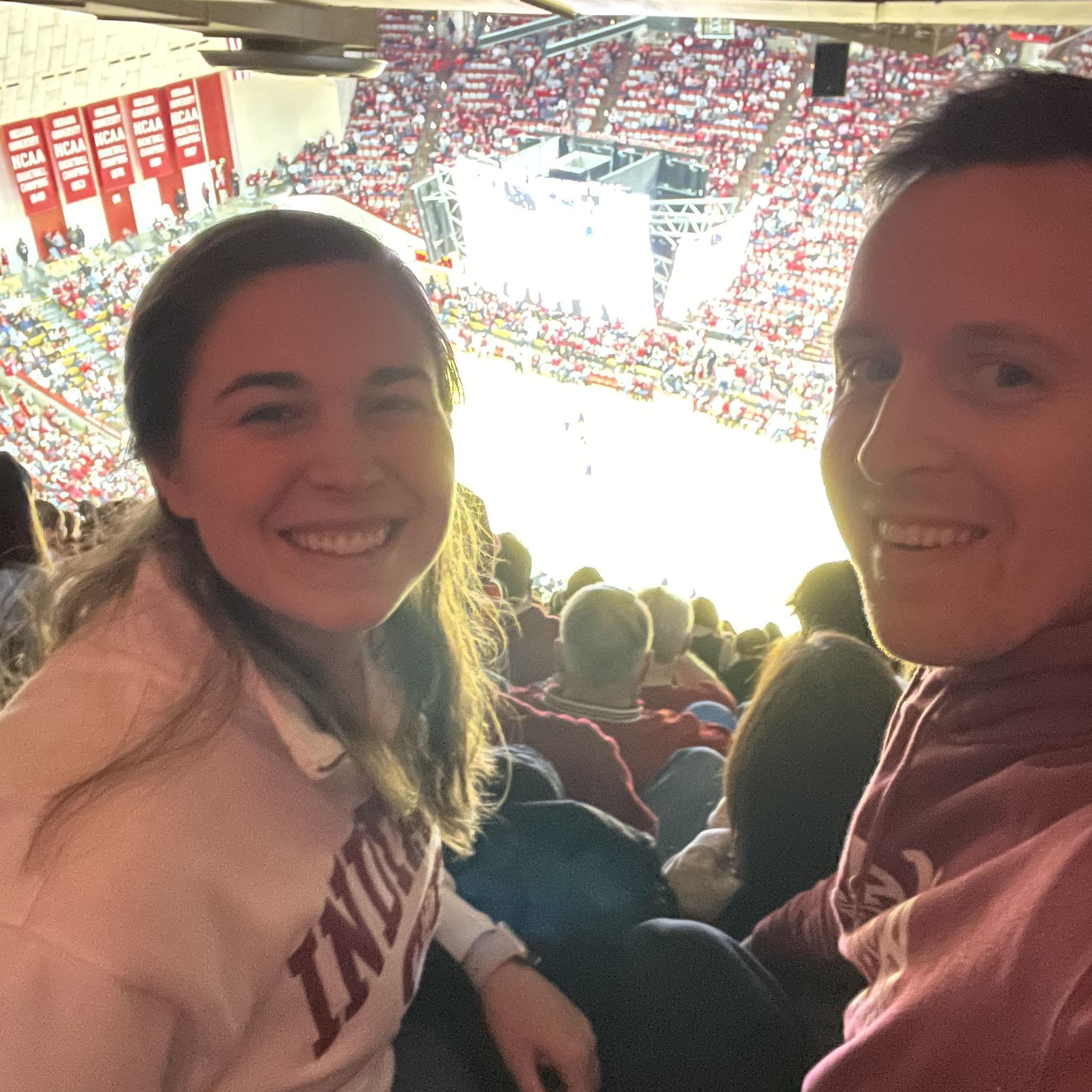 Indiana University Basketball Game in Assembly Hall
