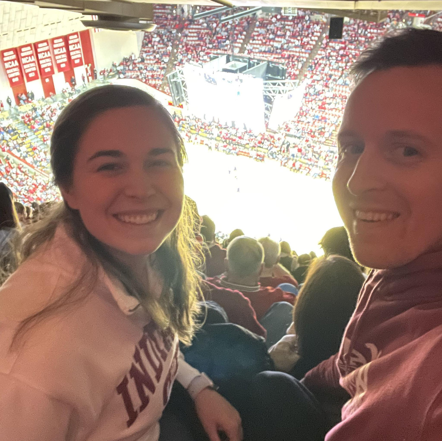 Indiana University Basketball Game in Assembly Hall