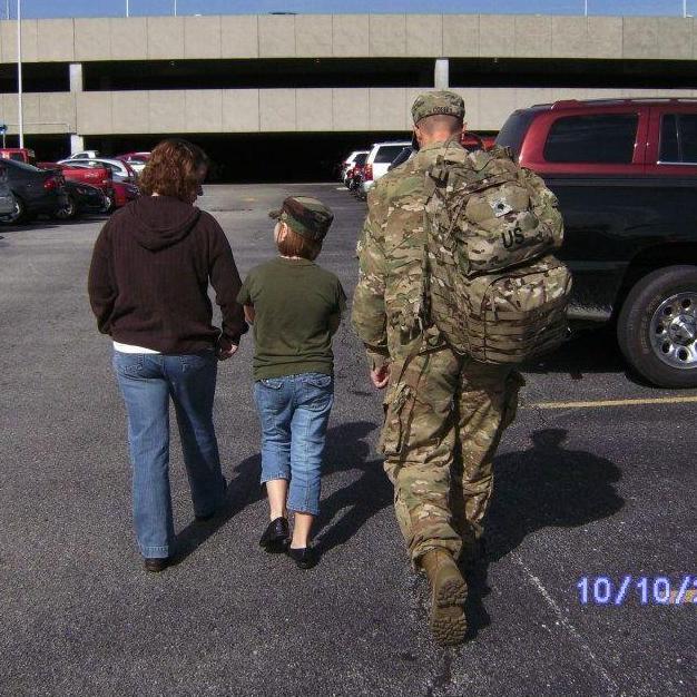 Groom leaving for deployment 2012