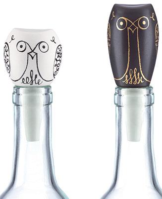 Woodland Park Set of 2 Owl Bottle Stoppers