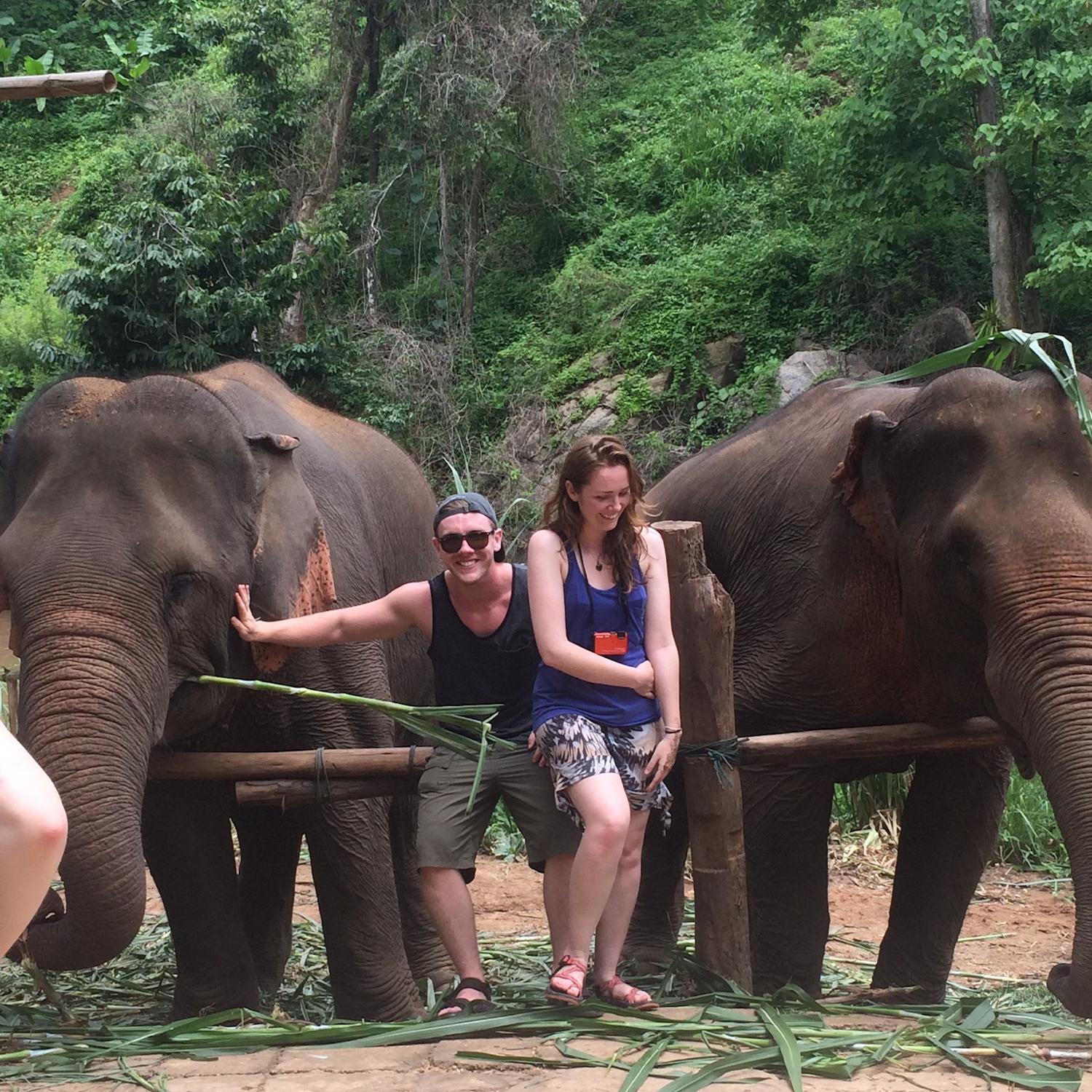 Thailand with Julia’s brother Mark