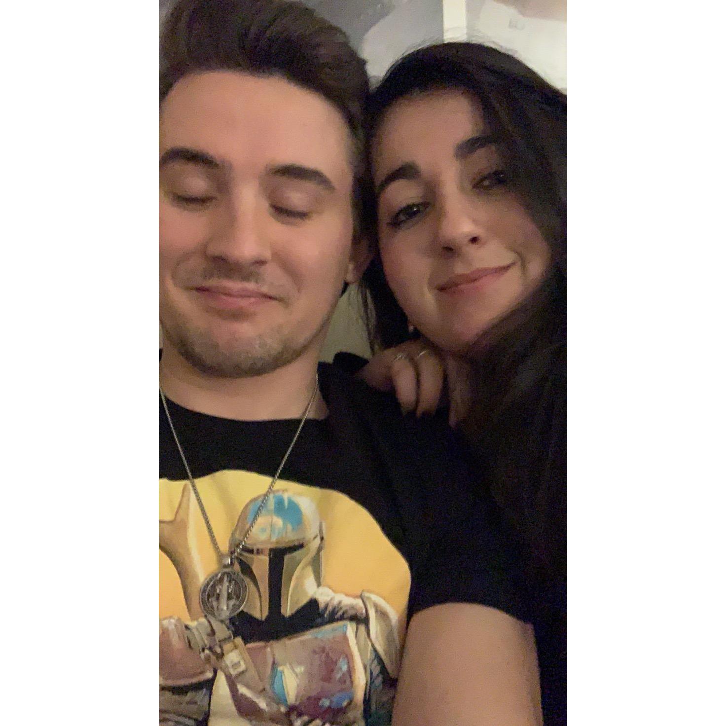 We were not ready for the camera, HAHA!