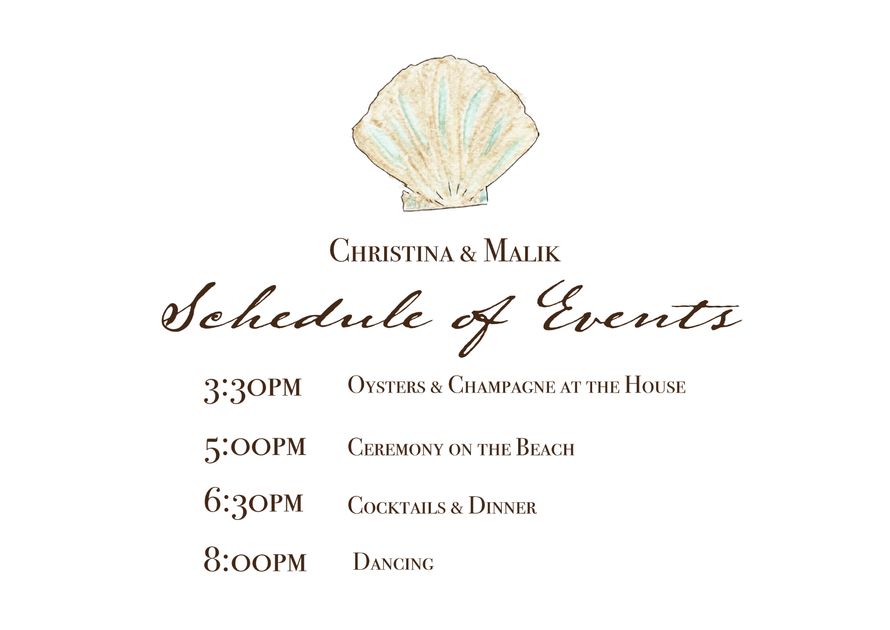 The Wedding Website of Christina Sours and Malik Jayawardena