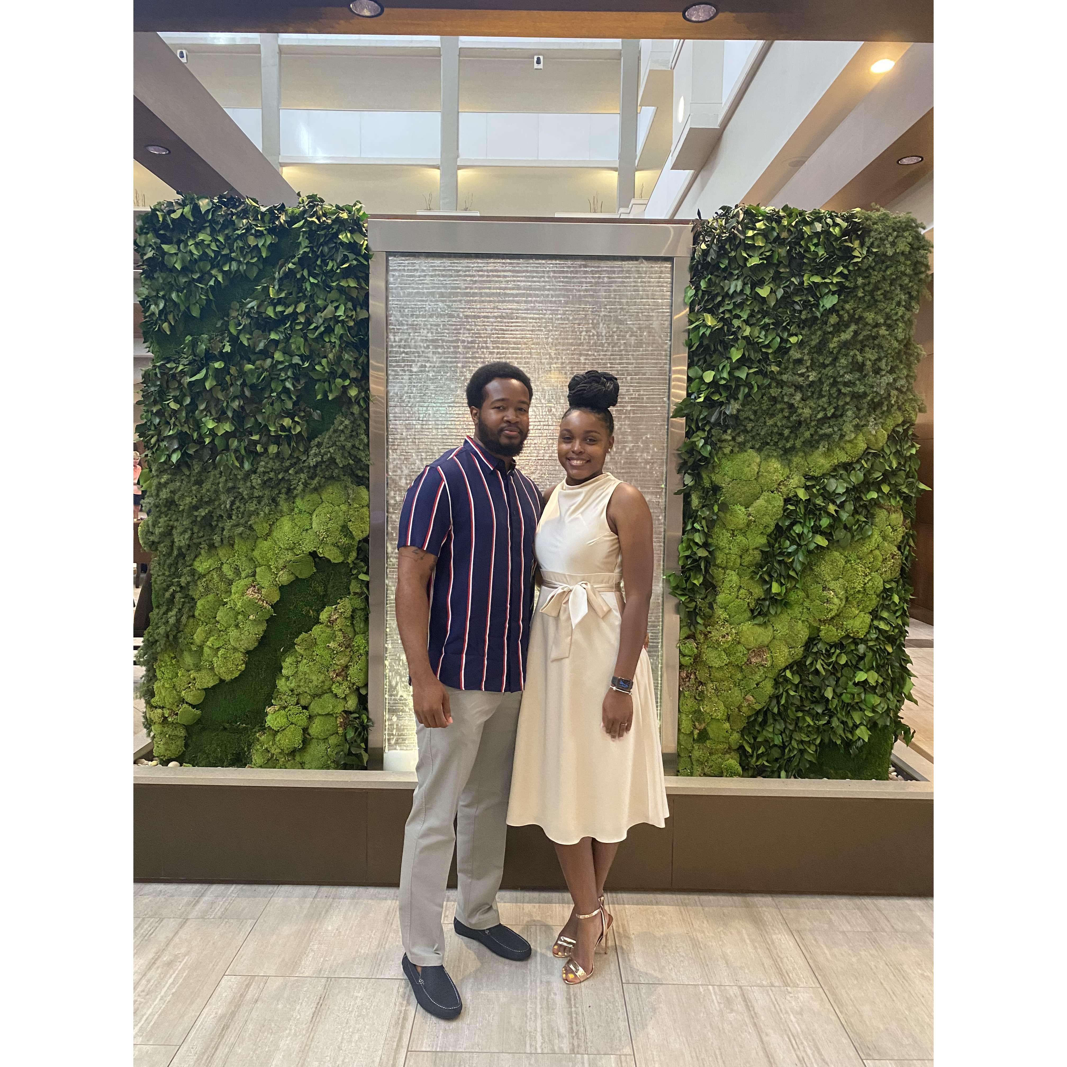 First wedding as a couple!