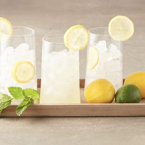 Kallos Hammered Highball Glass