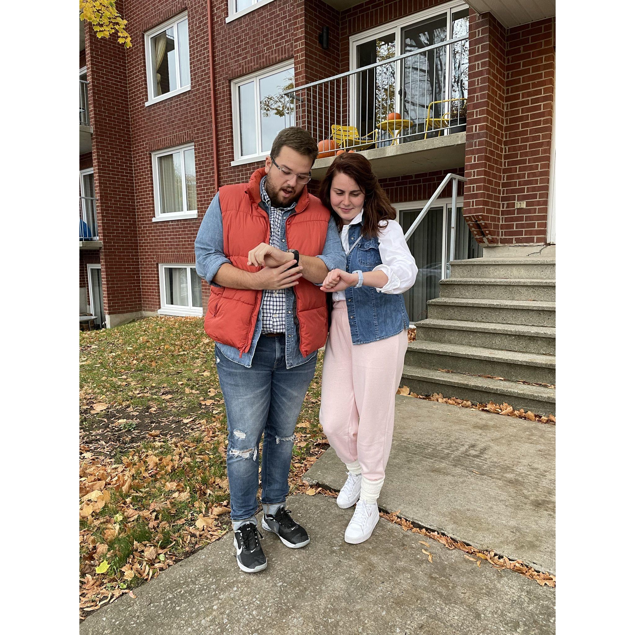 Premier Halloween dans notre nouvelle demeure!
