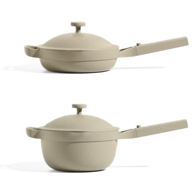 Our Place Mini Home Cook Duo - Mini Always Pan & Mini Perfect Pot Bundle | Multi-Functional Cookware Set Replaces 18 Pieces | Steam